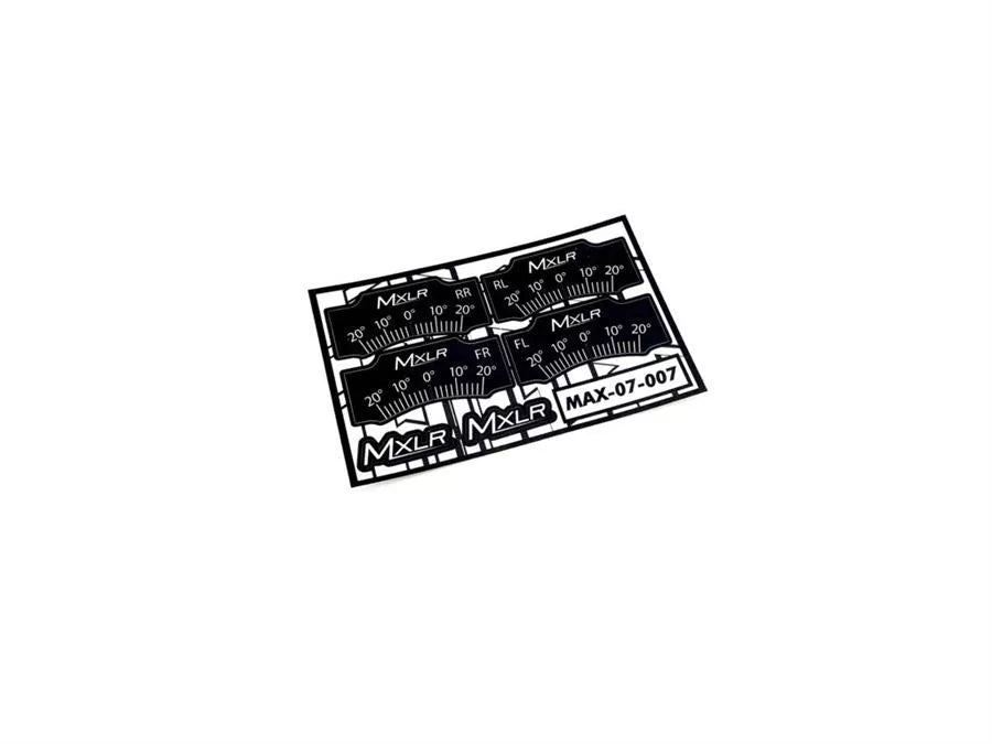 MXLR Sticker Caster Sticker for Hudy Setup System, TC