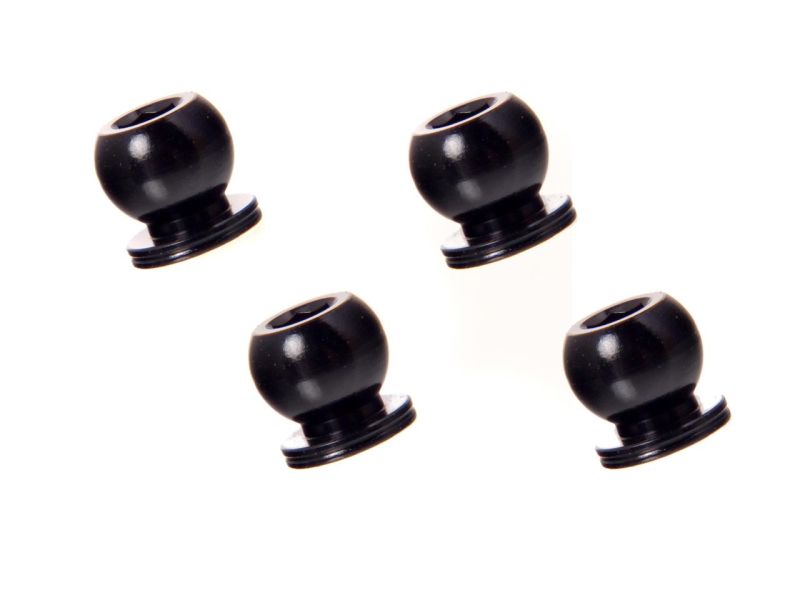 Mugen Seiki 6mm Ball (Aluminium, Black, 4)