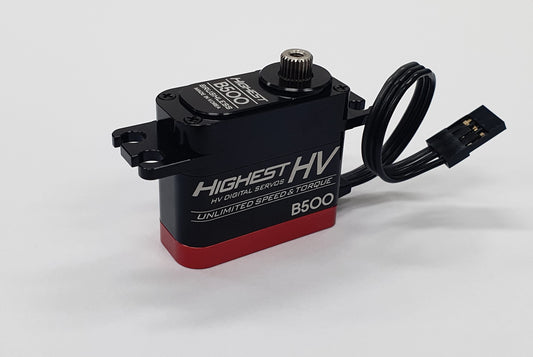 Highest B500 Mini 1/12 Pancar (0.06s/13.4kg/7.4V) Brushless Servo