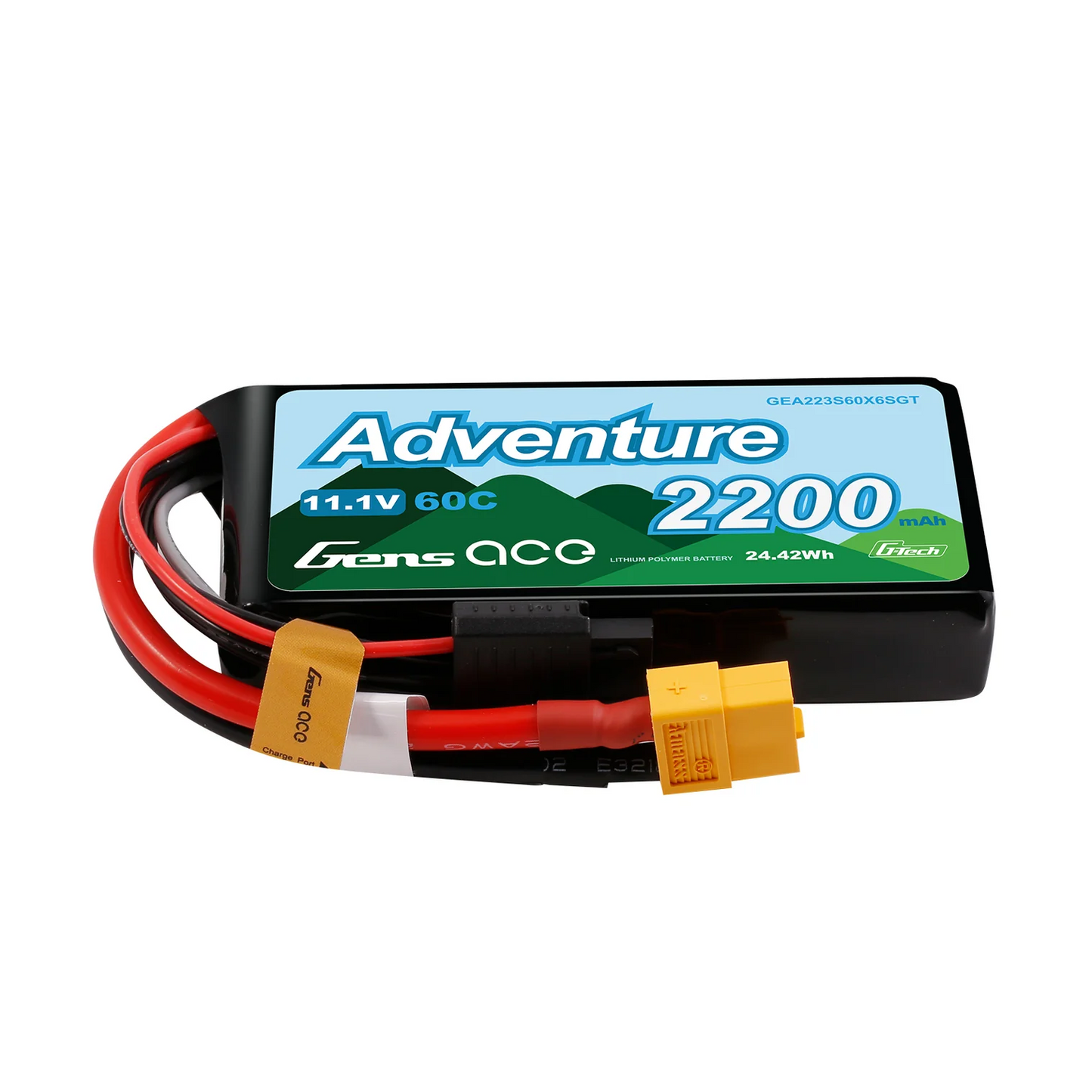 Gens Ace Adventure G-Tech 2200mAh 3S1P 11.1V 60C Lipo Battery XT60