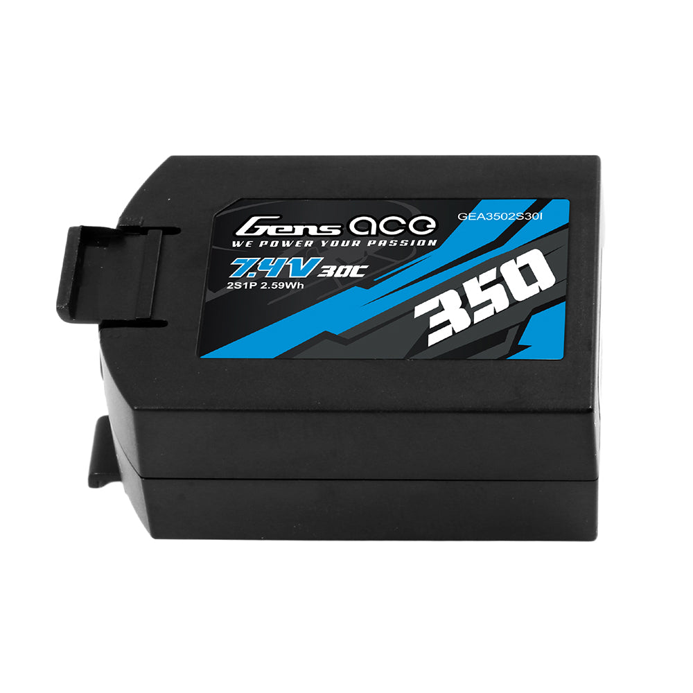 Gens Ace 350mAh 7.4V 30C 2S1P Lipo Battery
