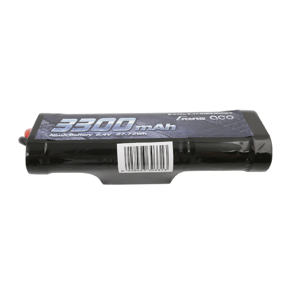 Gens Ace 3300mAh 8.4V 7-Cell NiMH Hump Battery Pack with T plug