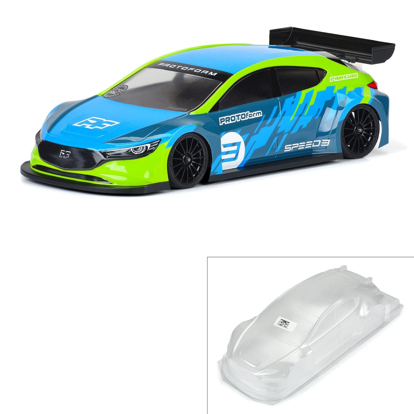 Protoform Speed3 FWD 1:10 Clear Body 190mm (0,7mm)