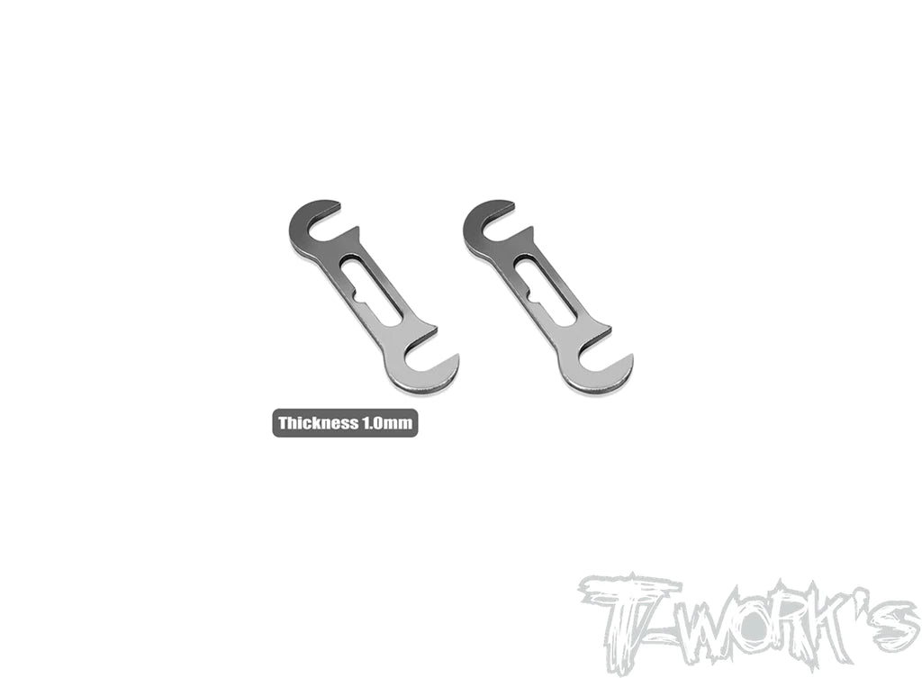 T-Works 1mm Front Roll Center Spacer ( For Xray X4 / X4 2023) 2pcs.