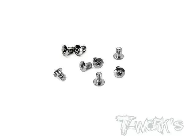 T-Work`s M3 x 4mm Hex Socket Head Low Profile Half Thread Screws