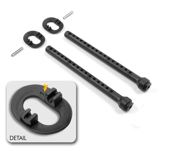 FRONT BODY MOUNT SET +1MM HEIGHT, X301323