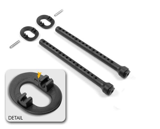 FRONT BODY MOUNT SET +1MM HEIGHT, X301323
