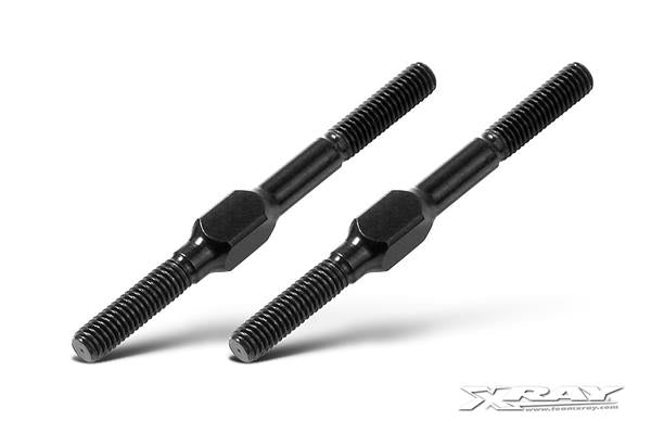 ALU ADJ. TURNBUCKLE M3 L/R 39 MM - SWISS 7075 T6 (2), X302612