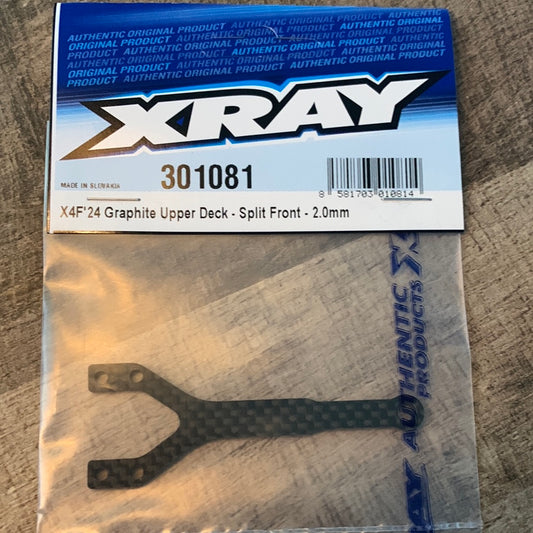X4F'24 GRAPHITE UPPER DECK - SPLIT FRONT - 2.0MM