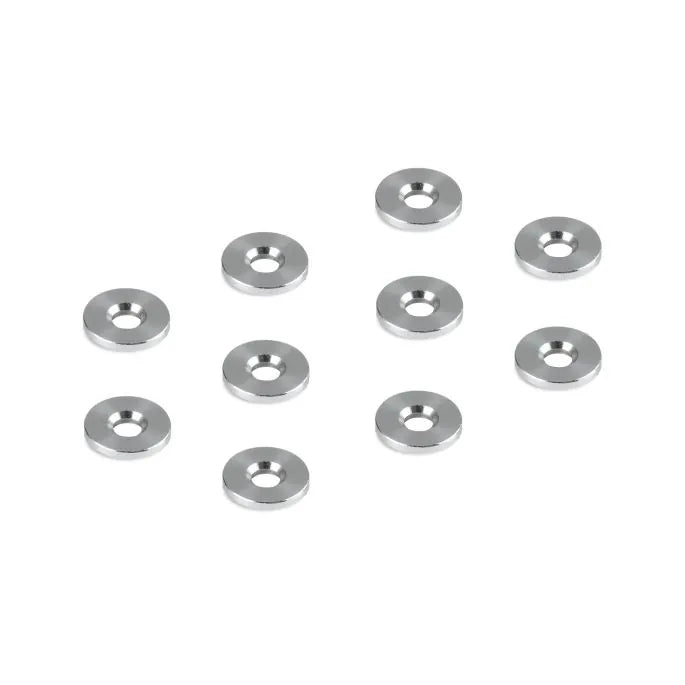 ALU SHIM 3x9x1.0MM - DEEPER COUNTERSUNK (10)