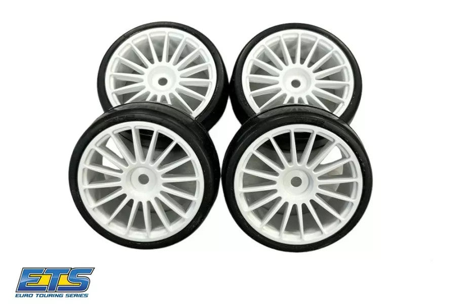 Ride Slick Tires (belted) on 16-Spoke Wheel, Preglued (4)