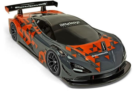 Bittydesign Seven20 1/10 GT clear body 190mm
