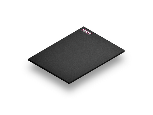 FLAT SET-UP BOARD 1/10 & 1/12 ON-ROAD - LIGHTWEIGHT - DARK GREY