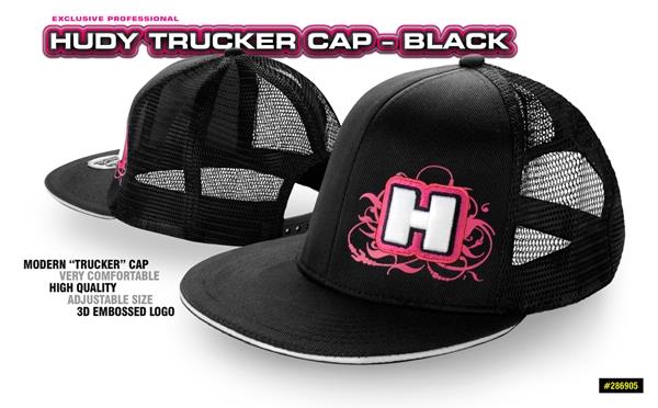 HUDY TRUCKER CAP - BLACK