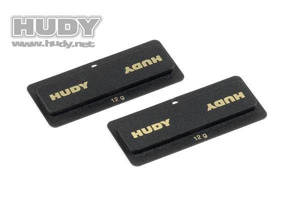 Hudy Lipo Chassis Balancing Weights 12G - Low Cg (2), H293090