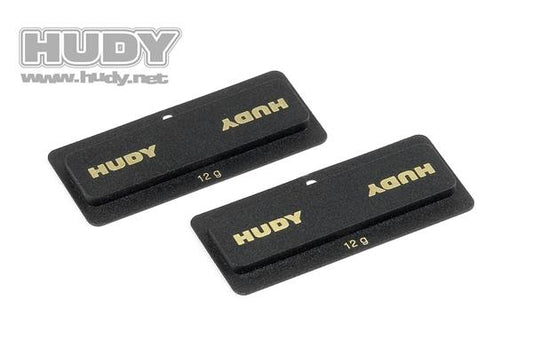 Hudy Lipo Chassis Balancing Weights 12G - Low Cg (2), H293090