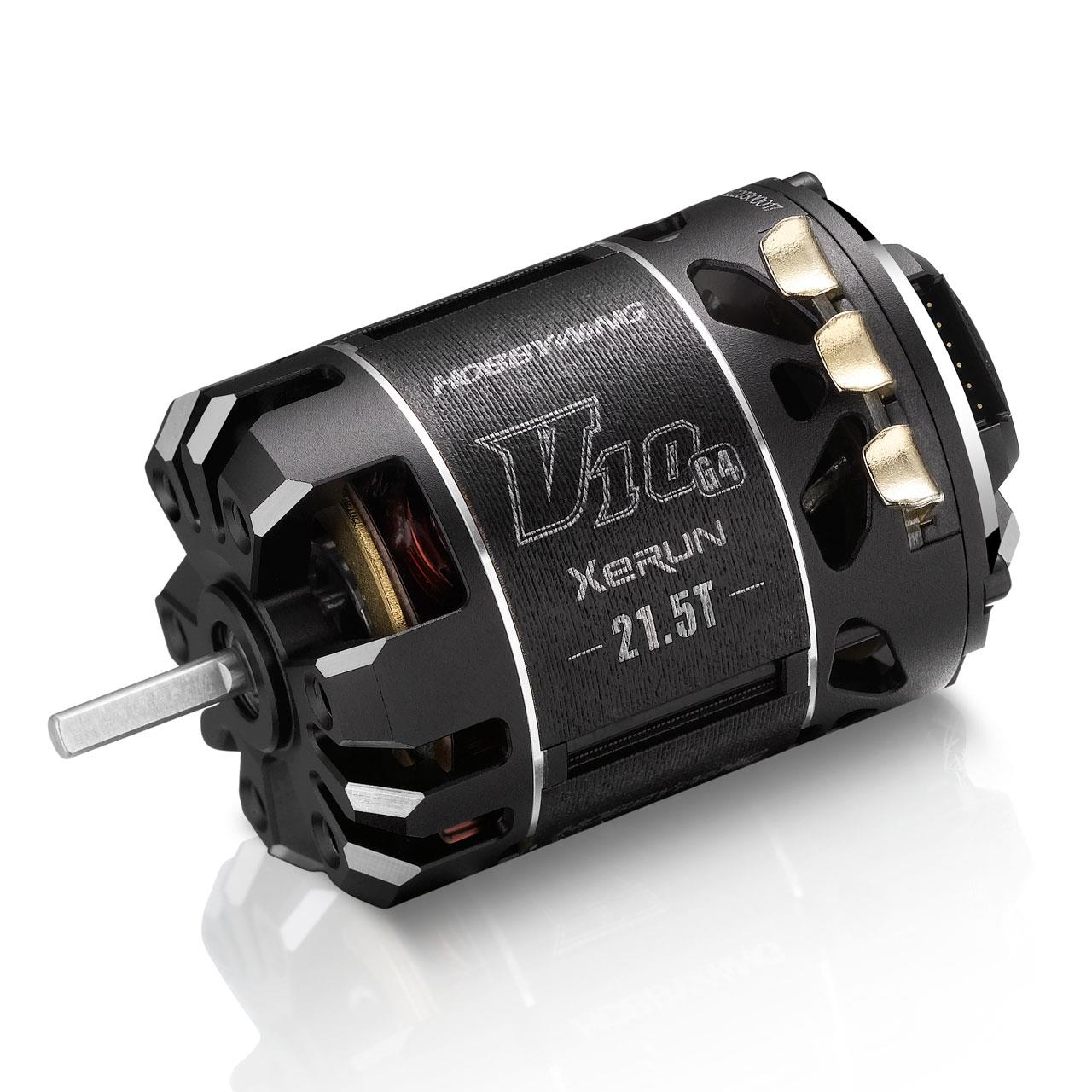 Xerun V10 Brushless Motor G4R (2-3s) 21.5T Sensored 1:10
