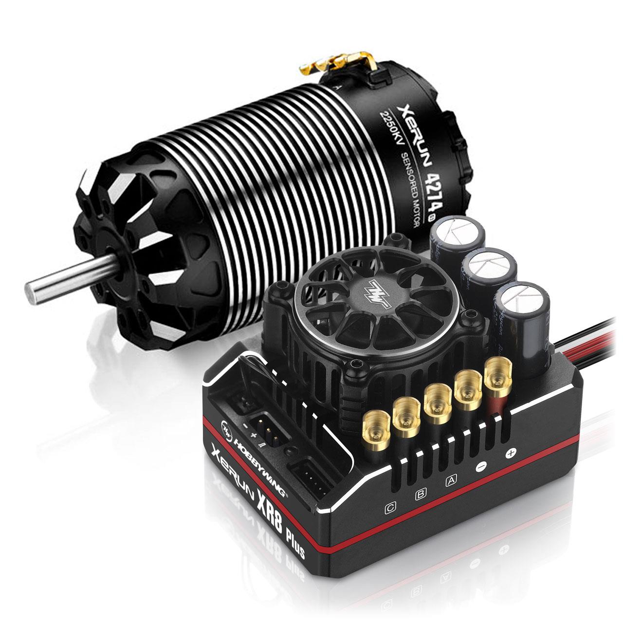 Hobbywing Xerun XR8 Plus G2S Combo with 4274 2250kV Motor Truck Monster