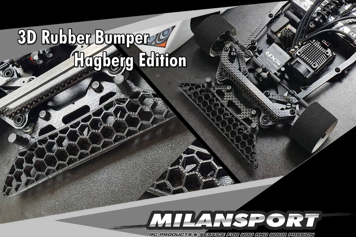 Rubber Bumper for XRAY X12 Hagberg Edition