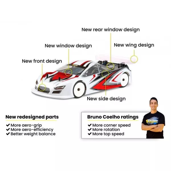 Xtreme Twister Speciale 1:10 Touring Car Clear Body (190mm)