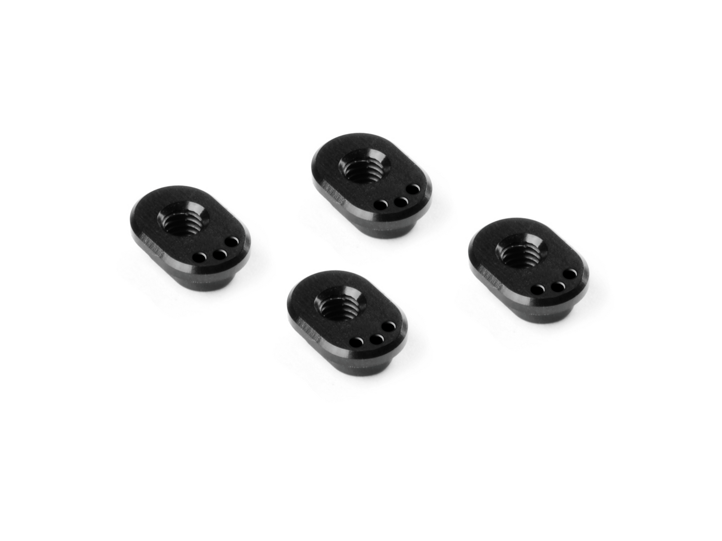 X4 ALU CASTER BUSHING FRONT 5° / REAR 2.5° - 3 DOTS (4)