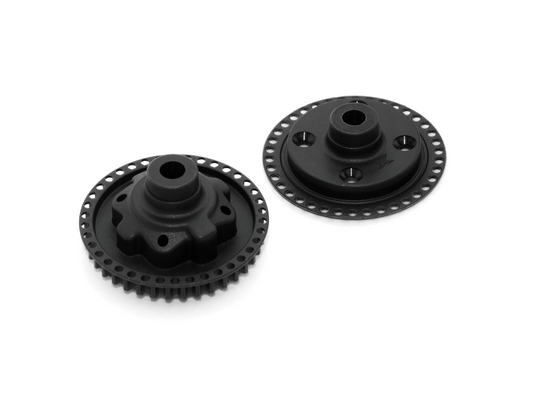 X4 COMPOSITE GEAR DIFF. CASE WITH 38T PULLEY & COVER
