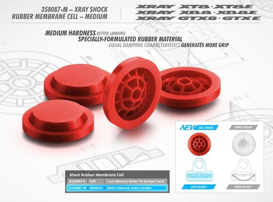 XB8 SHOCK RUBBER MEMBRANE CELL - SOFT (4)