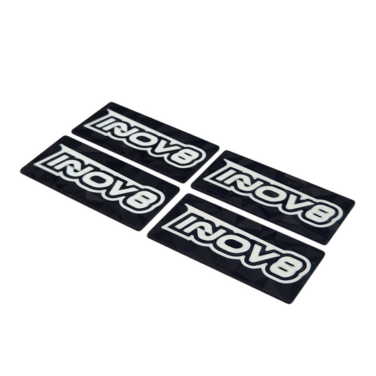 INOV8 3DX Wing Endplates for 1/10th EP Onroad - White Logo