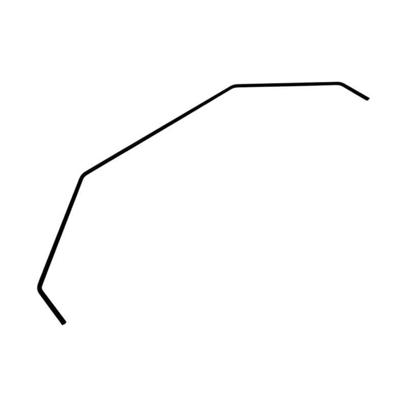 RC MAKER 4124 - Anti-Roll Bar (1.0mm) (1) (Option)