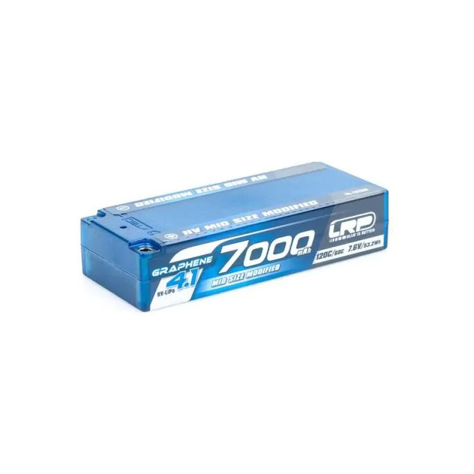 LRP HV Mid Size Modified GRAPHENE-4.1 7000mAh Hardcase - 7.6V LiPo - 120C/60C
