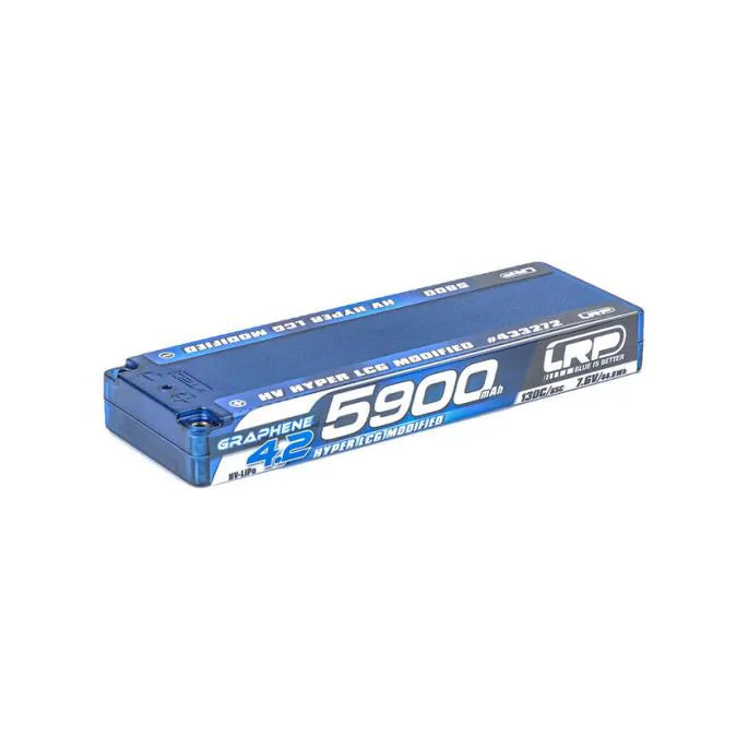 LRP - HV Hyper LCG Modified GRAPHENE-4.2 5900mAh Hardcase Battery - 7.6V LiPo - 130C/65C