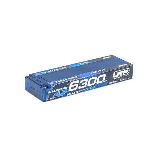 LRP HV Ultra LCG Stock Spec GRAPHENE-4.2 6300mAh Hardcase  7.6V LiPo - 145C/70C