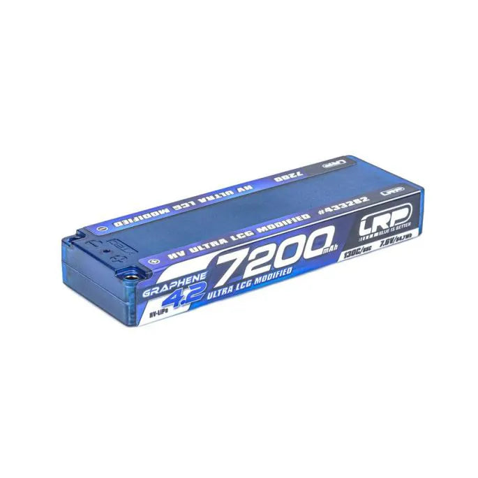 LRP - HV Ultra LCG Modified GRAPHENE-4.2 7200mAh Hardcase Battery- 7.6V LiPo - 130C/65C