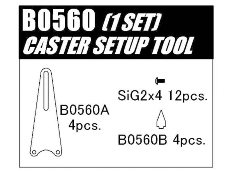Mugen Seiki Caster Gauge (set of 4)
