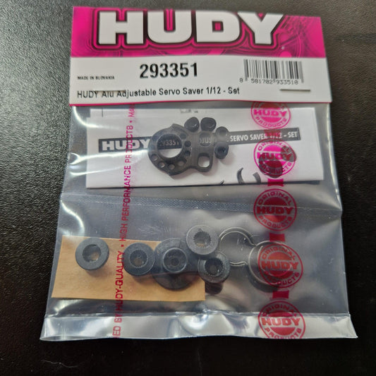 HUDY ALU ADJUSTABLE SERVO SAVER 1/12 - SET