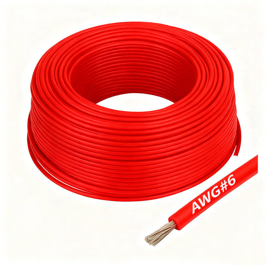 Gens Ace AWG#6 Silicone Wire - Red x 1M Each