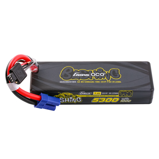 Gens Ace G-Tech 5300mAh 7.4V 100C 2S Lipo Battery Pack with EC5-Bashing Series