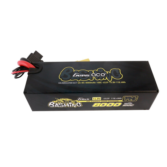 Gens Ace G-Tech 8000mAh 14.8V 100C 4S2P Lipo Battery Pack with EC5-Bashing Series