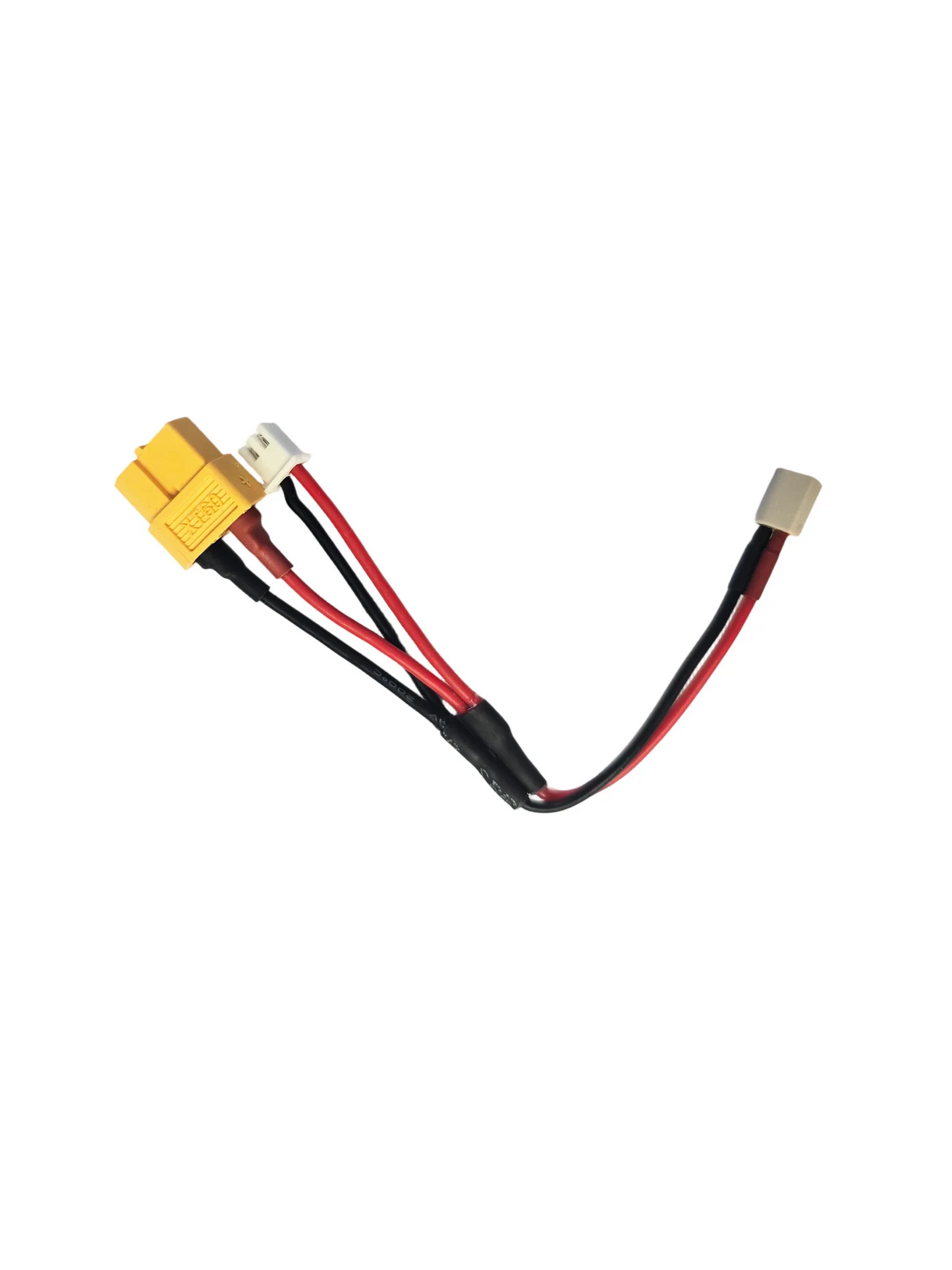 Gens Ace XT60 female, JST-XHR-2P to BT2.0 male adapter, 100mm