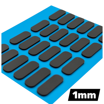 INOV8 Xero Friction Adhesive Bumper Foam Set (1mm, 2mm & 4mm) (24pcs ea.)