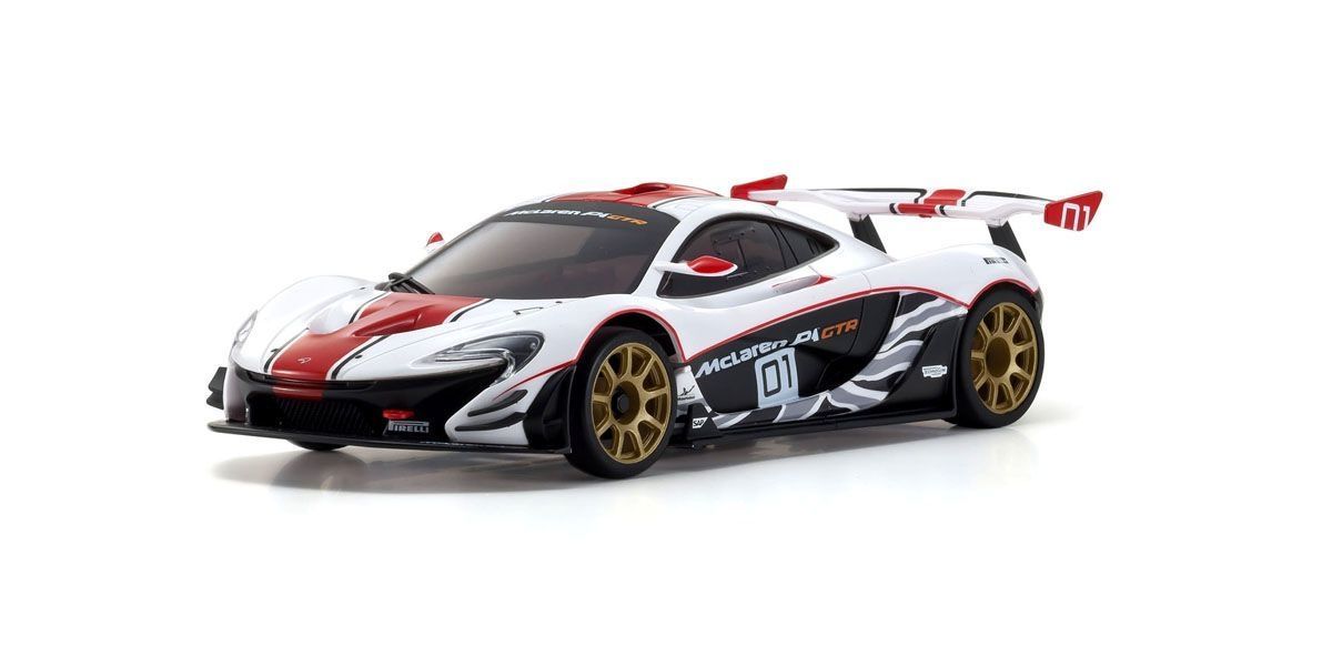 Kyosho Mini-Z RWD McLaren P1 GTR White-Red (W-MM/KT531P)