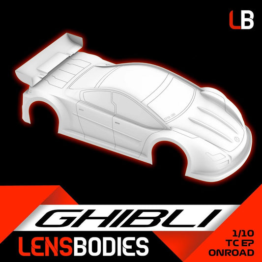 Lens Bodies Ghibli 1:10 Onroad Clear Body 190mm