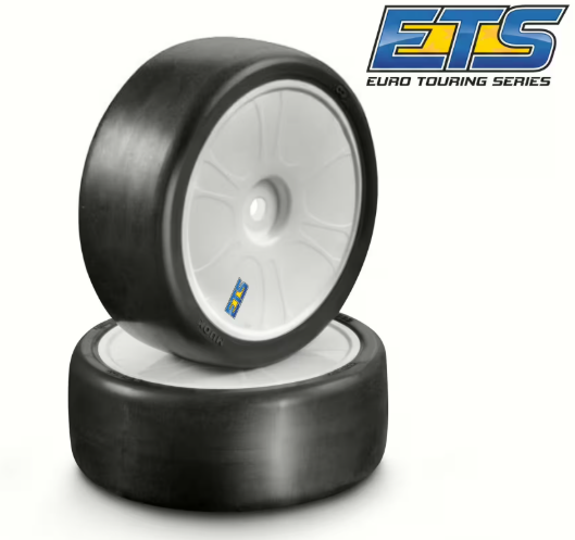 ETS Carpet Touring Car Tire 1:10 Pre-Glued (4)