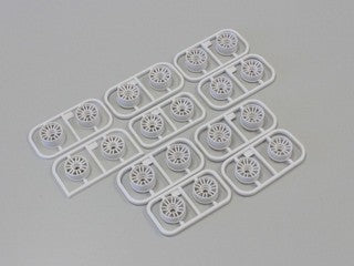 Kyosho WHEELS SET WHITE MINI-Z MR02-MR03 RAYS RE30 - MULTI OFFSET