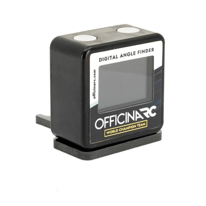 OfficinaRC Digital Caster Angle Finder with Carbon Plate