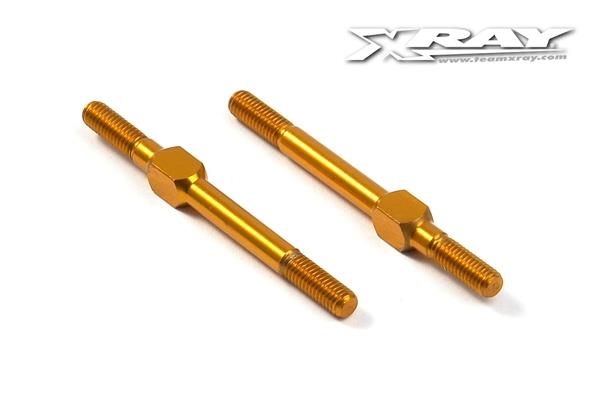 Alu Adj. Turnbuckle M3 L/R 39 Mm - Orange - Swiss 7075 T6