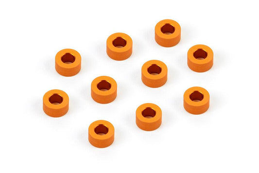 ALU SHIM 3x6x3.0MM - ORANGE (10)