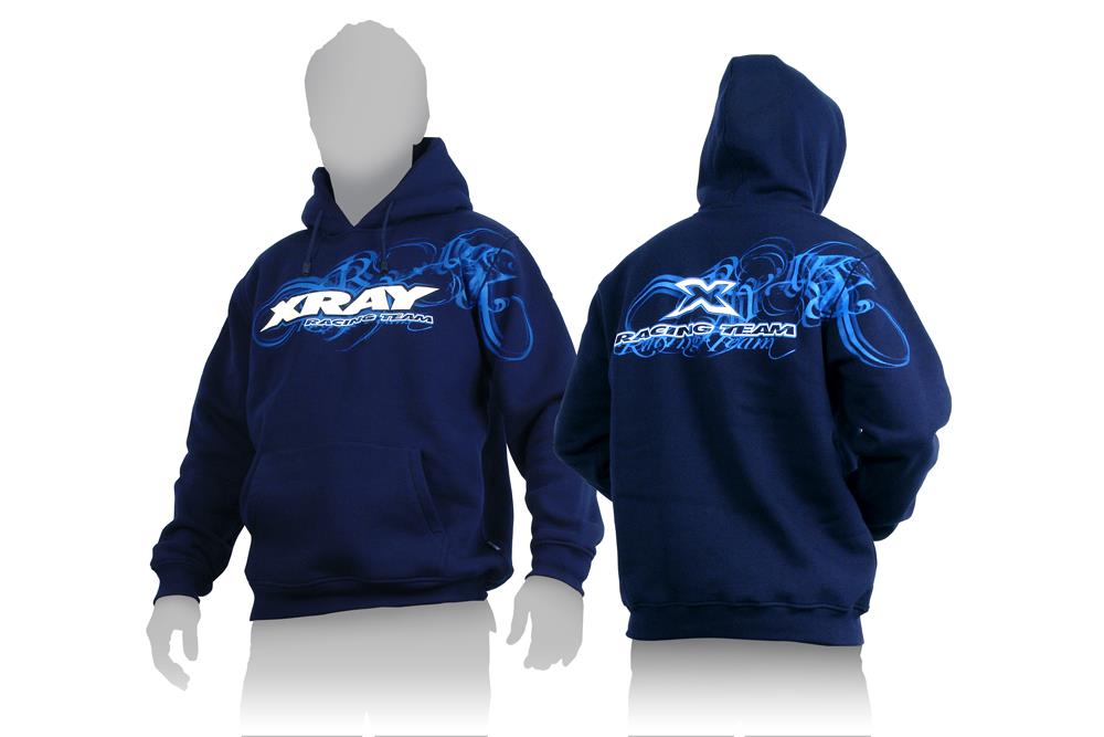 XRAY SWEATER HOODED - BLUE