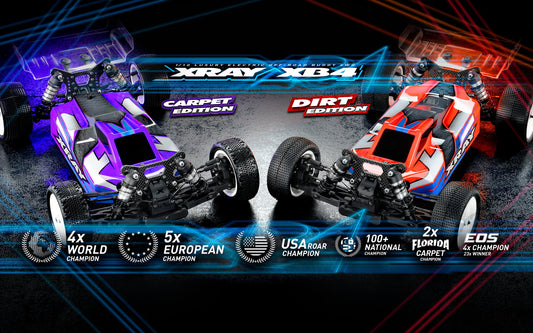 XRAY XB4D'24 - 4WD 1/10 ELECTRIC OFF-ROAD CAR - DIRT EDITION