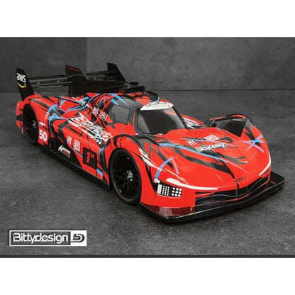 Bittydesign 499T clear Hypercar body 1/10 TT-02